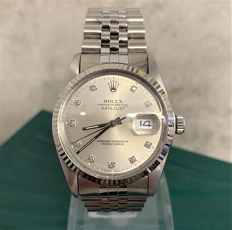 fake rolex datejust 36 diamond dial|More.